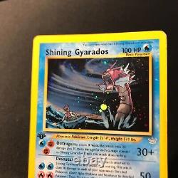 1ère Édition Shining Gyarados Neo Apocalypse 65/64 Holo Rare Pokemon Card