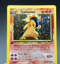 1ère Édition Typhlosion 17/111 Holo Rare Pokemon Card