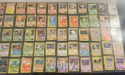 1ère édition Lot de 60 cartes Pokémon anciennes