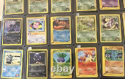 1ère édition Lot de 60 cartes Pokémon anciennes