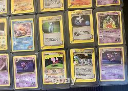 1ère édition Lot de 60 cartes Pokémon anciennes