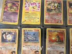 1ère édition Lot de 60 cartes Pokémon anciennes