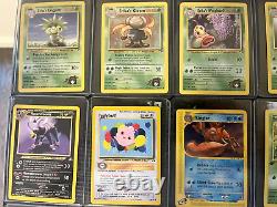 1ère édition Lot de 60 cartes Pokémon anciennes