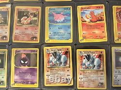 1ère édition Lot de 60 cartes Pokémon anciennes