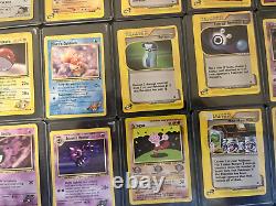 1ère édition Lot de 60 cartes Pokémon anciennes