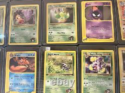 1ère édition Lot de 60 cartes Pokémon anciennes