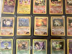 1ère édition Lot de 60 cartes Pokémon anciennes