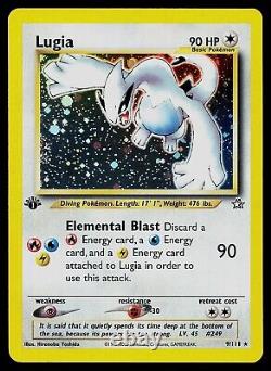 1ère édition Lugia 9/111 Néo Genesis Carte Pokemon Holo Rare Vintage