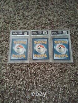 2 Cartes Pokémon PSA Gradées Ultra Rares et 1 Carte Rare Secrète