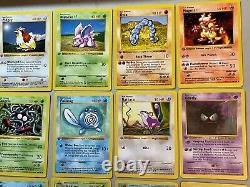 21 cartes Pokémon de première édition Shadowless / Choisi à la main de haute qualité NM ou mieux