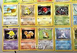 21 cartes Pokémon de première édition Shadowless / Choisi à la main de haute qualité NM ou mieux