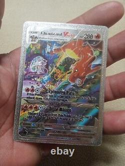 24 Cartes Pokemon Foil Pack Argenté 24 CARTES TCG GX Vmax GX Carte Charizard Rare UK