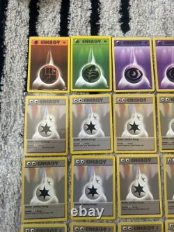 30 Cartes Énergie Pokémon RARES Vintage 1ère Édition Et Énergies Spéciales WOTC