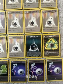 30 Cartes Énergie Pokémon RARES Vintage 1ère Édition Et Énergies Spéciales WOTC