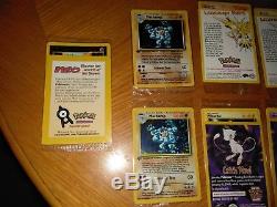 43 Jeu De Base Graded Pokemon Cartes 9 & 10 Psa & Gma La Plupart Sont 1ère Édition 9 & 10