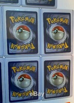 8 Shadowless 1999 Holo Rare Base Set Cartes Pokémon Incluant 2 Gardes