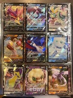 99 Reliure De Lot De La Collection De Cartes Pokemon Vmax, V Full Art Ultra Rare Cards Mint