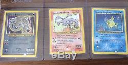 9x Cartes Pokémon Brillantes Secret Rares Neo Charizard, Raichu, Mewtwo, Etc.
