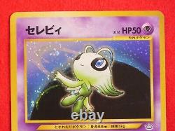 A+ Grade Pokemon Card Celebi No. 251 Holo Rare! Lv. 16/hp50 Japonais 5956