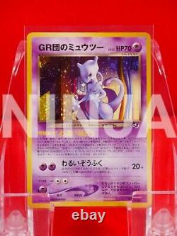 A- Grade Pokemon Card Gr Rocket's Mewtwo Non. 150 Go Promo Holo Rare! N°4959