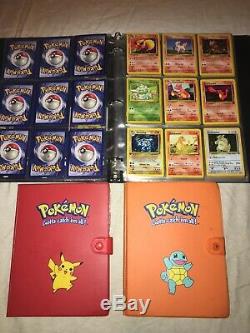 Ancienne Collection De Cartes Pokémon Rare Et Holo Binder Et Livres, 1ère Édition, Reliure Conservée