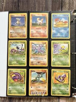 Anciennes cartes Pokemon Collection Rare VINTAGE dans un classeur Holo WOTC de l'ère 1999 Lot n°2