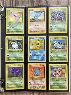 Anciennes cartes Pokemon Collection Rare VINTAGE dans un classeur Holo WOTC de l'ère 1999 Lot n°2