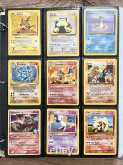 Anciennes cartes Pokémon VINTAGE Collection rare WOTC 1999 Époque & lot moderne CHARIZARD