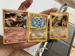 Anciennes cartes Pokémon VINTAGE Collection rare WOTC 1999 Époque & lot moderne CHARIZARD