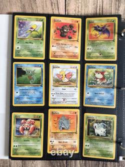 Anciennes cartes Pokémon VINTAGE Collection rare classeur Holo WOTC 1999 Époque Lot