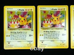 Anniversaire Pikachu #24 Holo Rare Black Star Promo Carte Pokemon Nm Condition