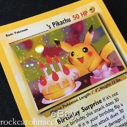 Anniversaire Pikachu Holo Rare # 24 (nm / M) Black Star Pokemon Cards Promo