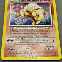 Arcanin Léger 12/105 2002 Destinée Néo Holo Carte Pokémon VTG A+ TOURBILLON DE PIED