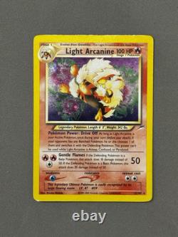 Arcanin Léger 12/105 2002 Destinée Néo Holo Carte Pokémon VTG A+ TOURBILLON DE PIED