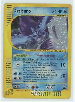 Articuno Holo H3/h32 Pokemon Card Skyridge Rare Série E Wotc Vintage 2003