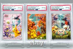 Autocollant Pokeka de Printemps PSA 10 Amusons-nous 2020 2021 2022 Carte Pokémon japonaise