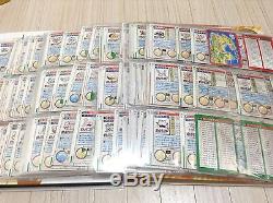 Bandai Pokemon Carddass Partie 1, 2 Set Complet De 309 Cartes 1996 Red Green