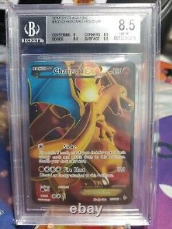 Bgs 8.5 Nm-mt Charizard Ex #100 2014 Xy Flashfire Holo Ultra Rare Pokémon Tcg