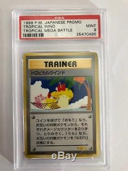 Carte Formateur Super Tropical Mega Battle Pokemon 1999 Psa 9