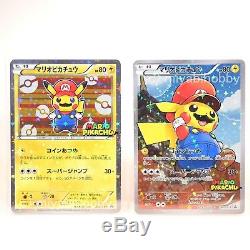 Carte Pokemon 2016 Mario Pikachu Promo 293, 294 Full Art Holo (2 Cartes)