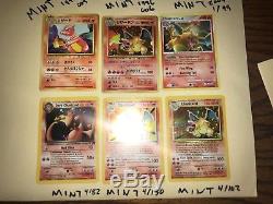 Carte Pokémon 7 Charizard Mint Set De Base Rare Holo 4/102 1996 Japonais 006 Mint