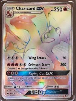 Carte Pokémon Arc-en-ciel Hyper Rare Charizard Gx