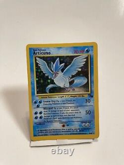 Carte Pokémon Articuno TCG 2/62 HOLO RARE Fossil 1999 WOTC