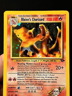 Carte Pokémon Blaine's Charizard Gym Challenge 2/132 Holo Rare