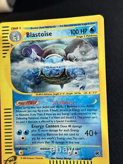 Carte Pokemon Blastoise Expedition 4/165 Holo Rare TOURBILLON