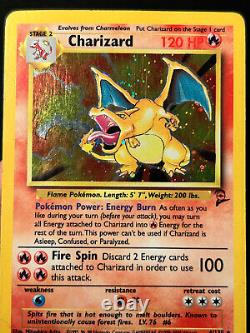 Carte Pokemon Charizard Base Set 2 Holo Rare 4/130