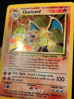 Carte Pokemon Charizard Base Set 2 Holo Rare 4/130