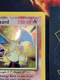 Carte Pokémon Charizard Base Set 4/102 Holo Rare Illimitée 047 ? Près du neuf NM+