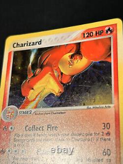 Carte Pokémon Charizard EX Dragon 100/97 Secrète Rare Holo SWIRL
