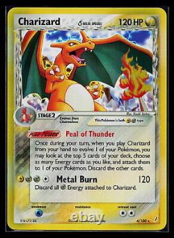 Carte Pokemon Charizard (Espèce Delta) EX Gardiens Cristal 4/100 Holo Rare